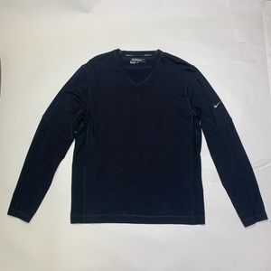 Nike tour performance golf sweater v neck. Color black. Size medium